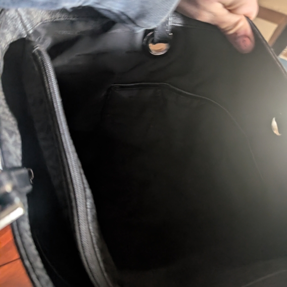 Michael Kors Dark Gray Signature Tote - Picture 5 of 7